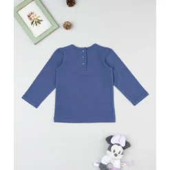 Prenatal Camiseta niña azul Minnie* Bebé Niña 3-36 Meses·Camisas Y Camisetas|Niña·Bebé Niña 3-36 Meses