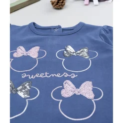 Prenatal Camiseta niña azul Minnie* Bebé Niña 3-36 Meses·Camisas Y Camisetas|Niña·Bebé Niña 3-36 Meses