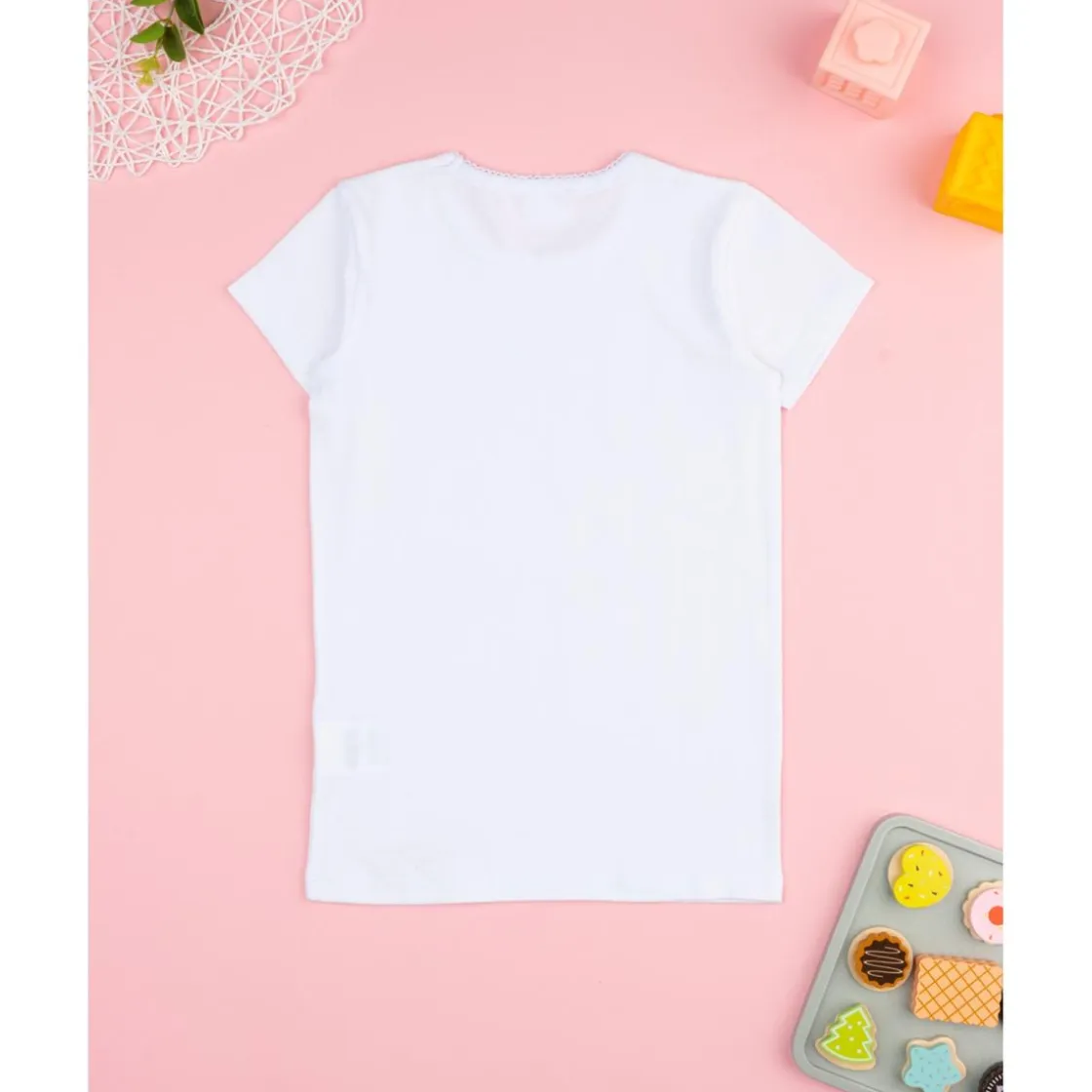 Prenatal Camiseta niña blanca con estampado de cerezas* Descanso Y Ropa Interior·Infantil 2-10 Años