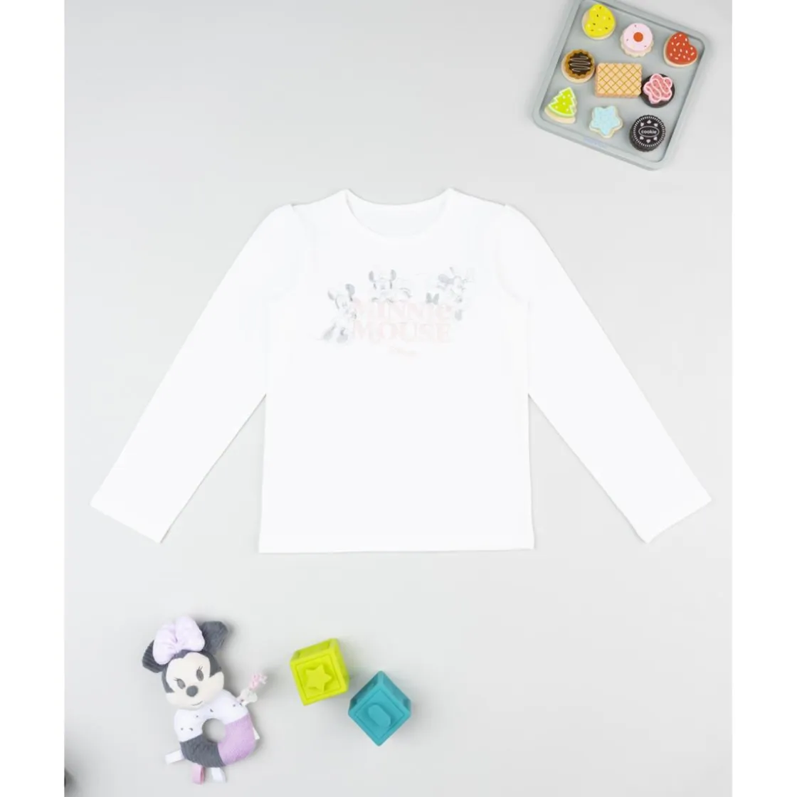 Prenatal Camiseta niña blanca Minnie