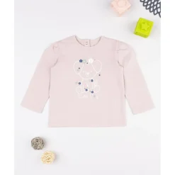 Prenatal Camiseta niña rosa con perrito