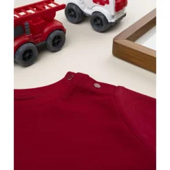 Prenatal Camiseta roja de manga larga para niño