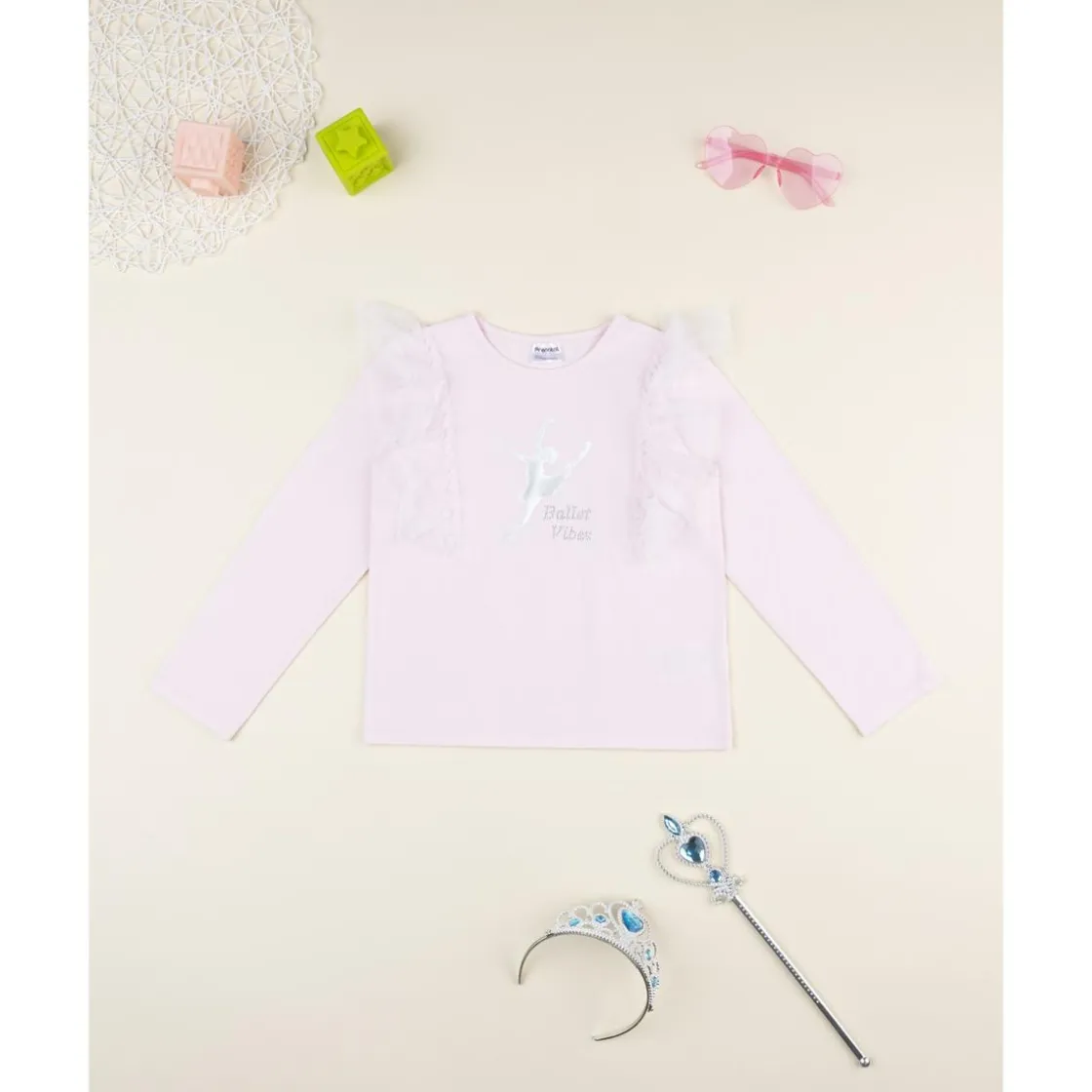 Prenatal Camiseta rosa bailarina niña* Niña·Niña 2-10 Años|Niña 2-10 Años·Camisas Y Camisetas
