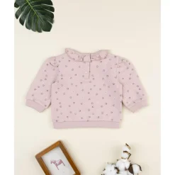 Prenatal Camiseta rosa de niña con corazones y volantes* Recién Nacido·Ropa Y Accesorios|Ropa Y Accesorios·Punto
