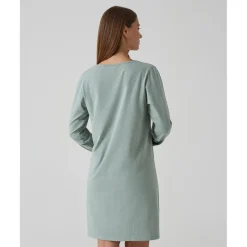 Prenatal Camisón verde con estampado de lunares