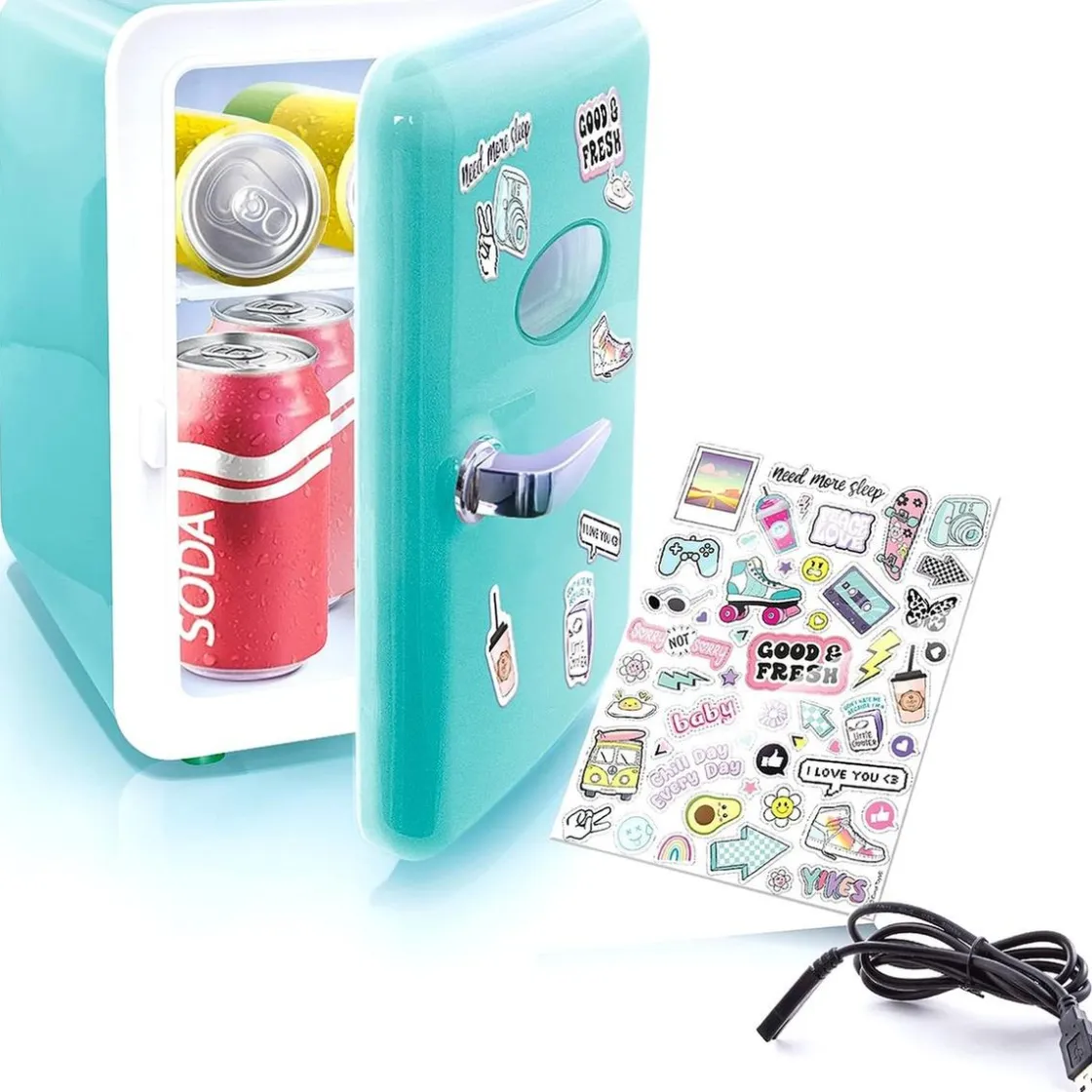 RAVENSBURGER IBÉRICA Canal Toys - Mini nevera mixta verde azulado de 4 L ㅤ