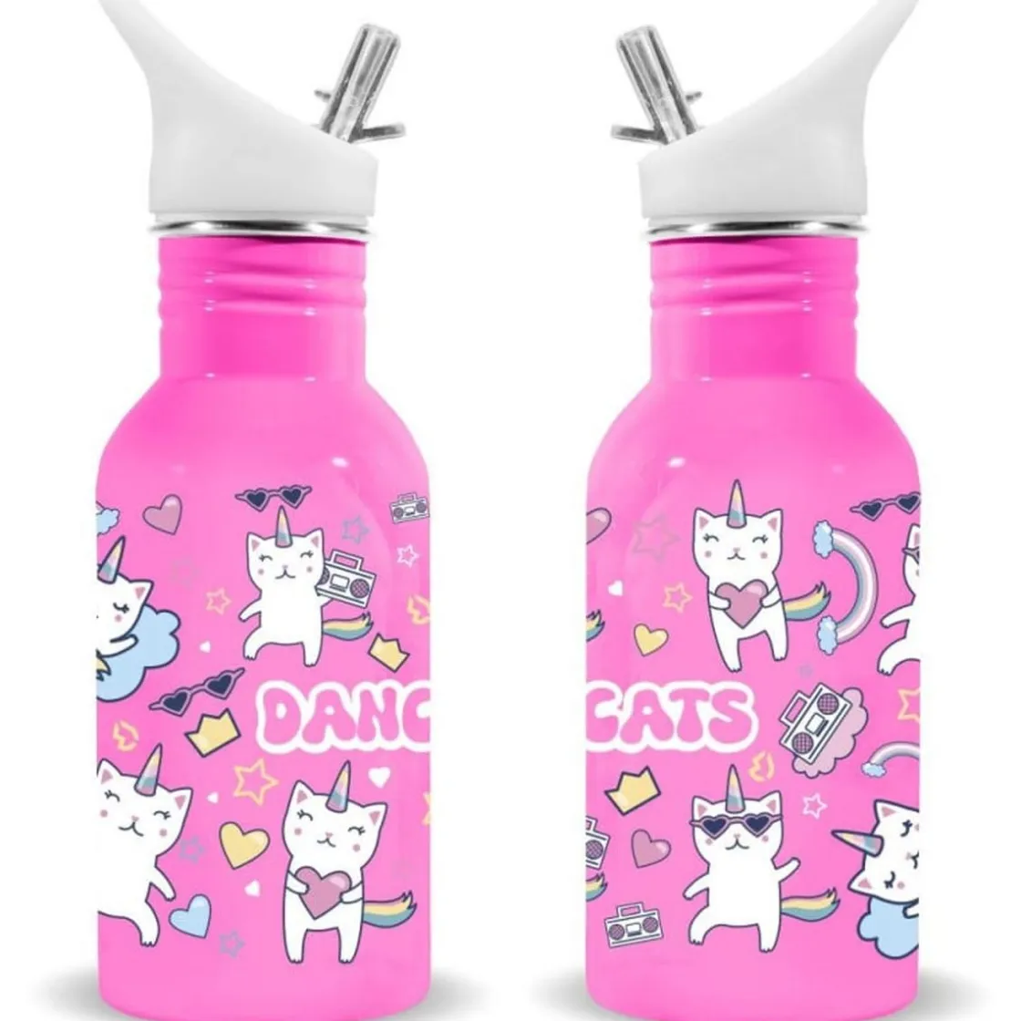 CLASSICS REVOLUTION, S.L. Cantimplora acero dancing cats 500 ml