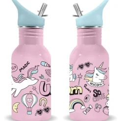 CLASSICS REVOLUTION, S.L. Cantimplora acero inoxidable unicornio 500 ml* Material Escolar