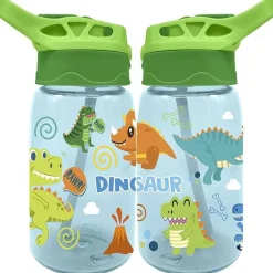 CLASSICS REVOLUTION, S.L. Cantimplora infantil de tritan 500ml con diseño de dinosaurio* Material Escolar