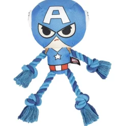 ARTESANIA CERDÁ Capitán América - Cuerda dental para perro* Coleccionables Y Mini Mundos