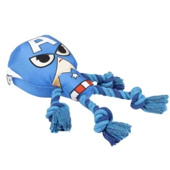 ARTESANIA CERDÁ Capitán América - Cuerda dental para perro* Coleccionables Y Mini Mundos