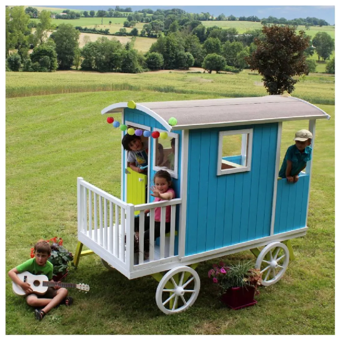 SOULET Caravana infantil de madera Carry* Casas