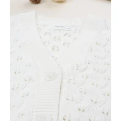 Prenatal Cardigan calado niña blanco* Niña·Niña 2-10 Años|Niña 2-10 Años·Jerséis Y Sudaderas