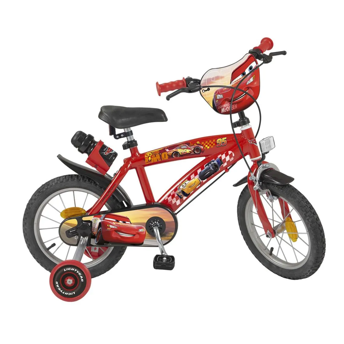BORRAS Cars - Bicicleta 14 Pulgadas Cars 3