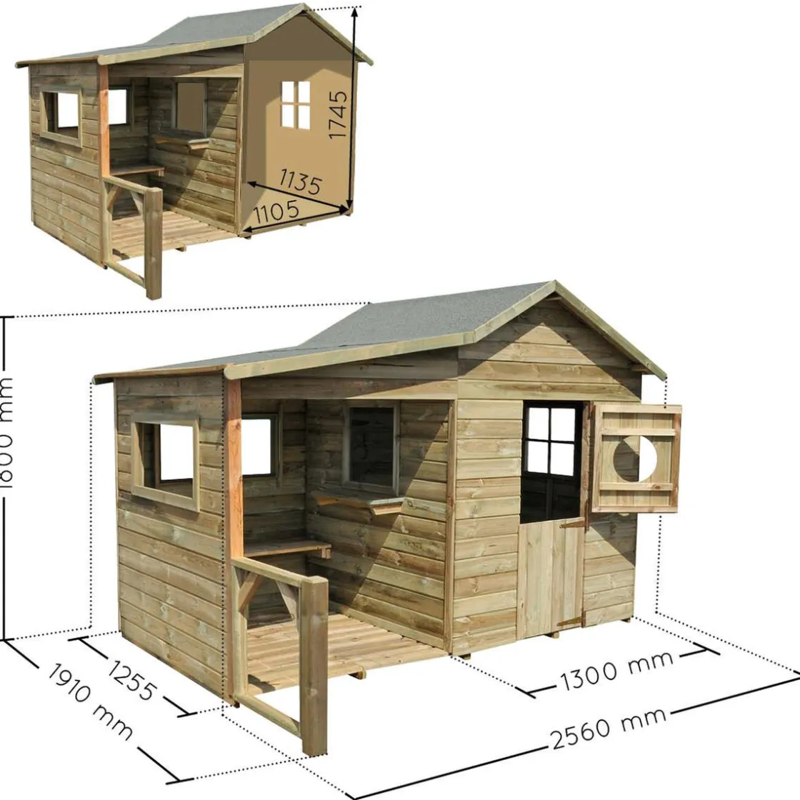 SOULET Casa de madera infantil Hacienda