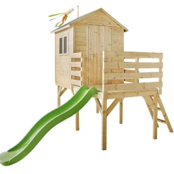 SOULET Casa infantil de madera con tobogán Josephine