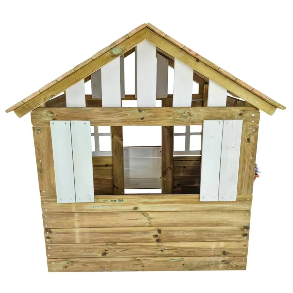 MASGAMES Casita de madera Lollipop Blanca* Casas