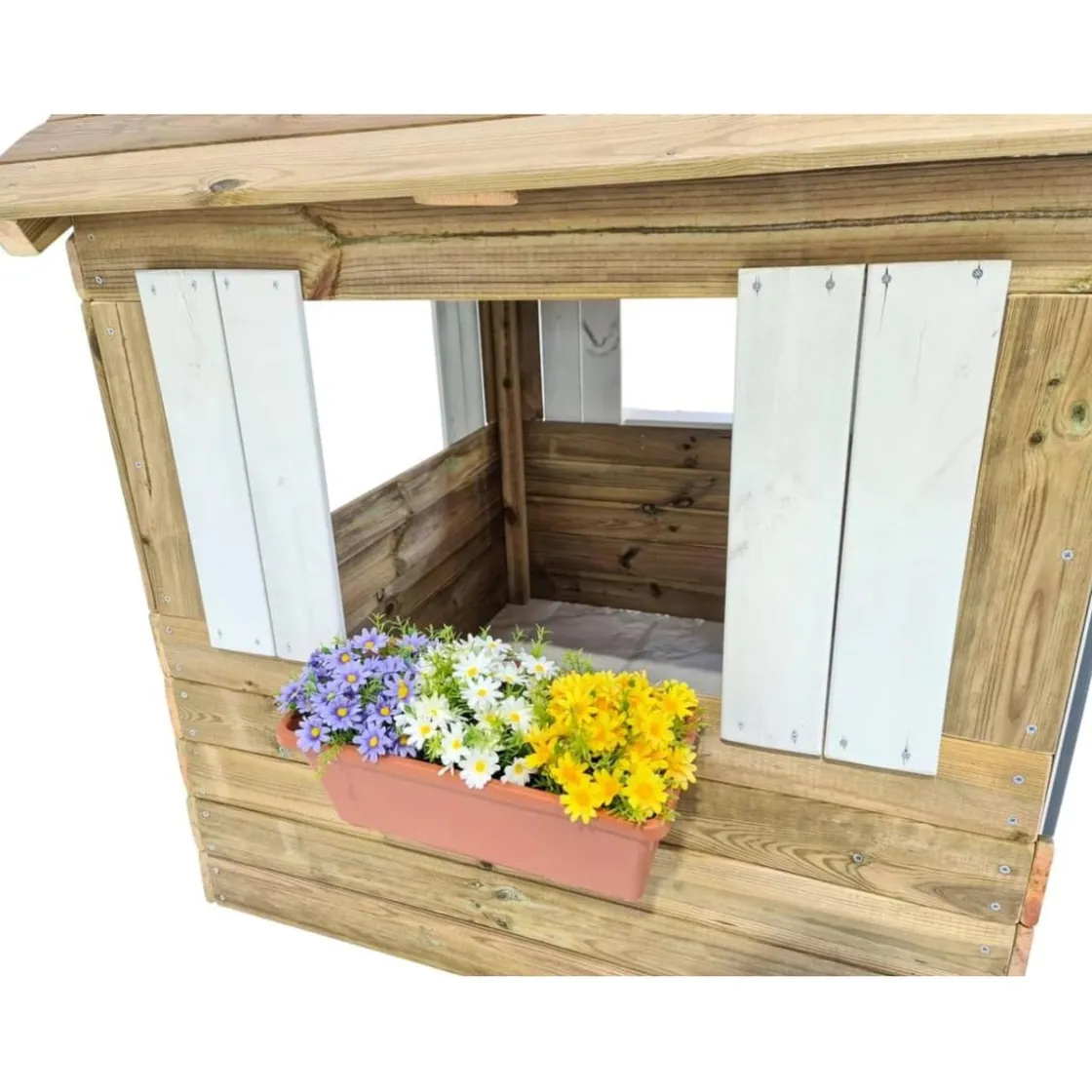 MASGAMES Casita de madera Lollipop Blanca* Casas