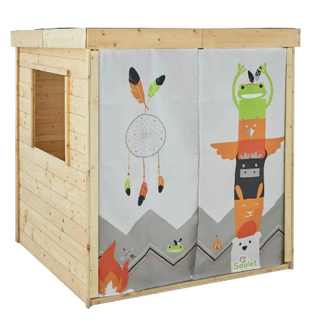 SOULET Casita infantil de madera India