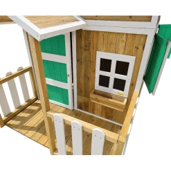 MASGAMES Casita infantil Olden de madera Verde* Casas
