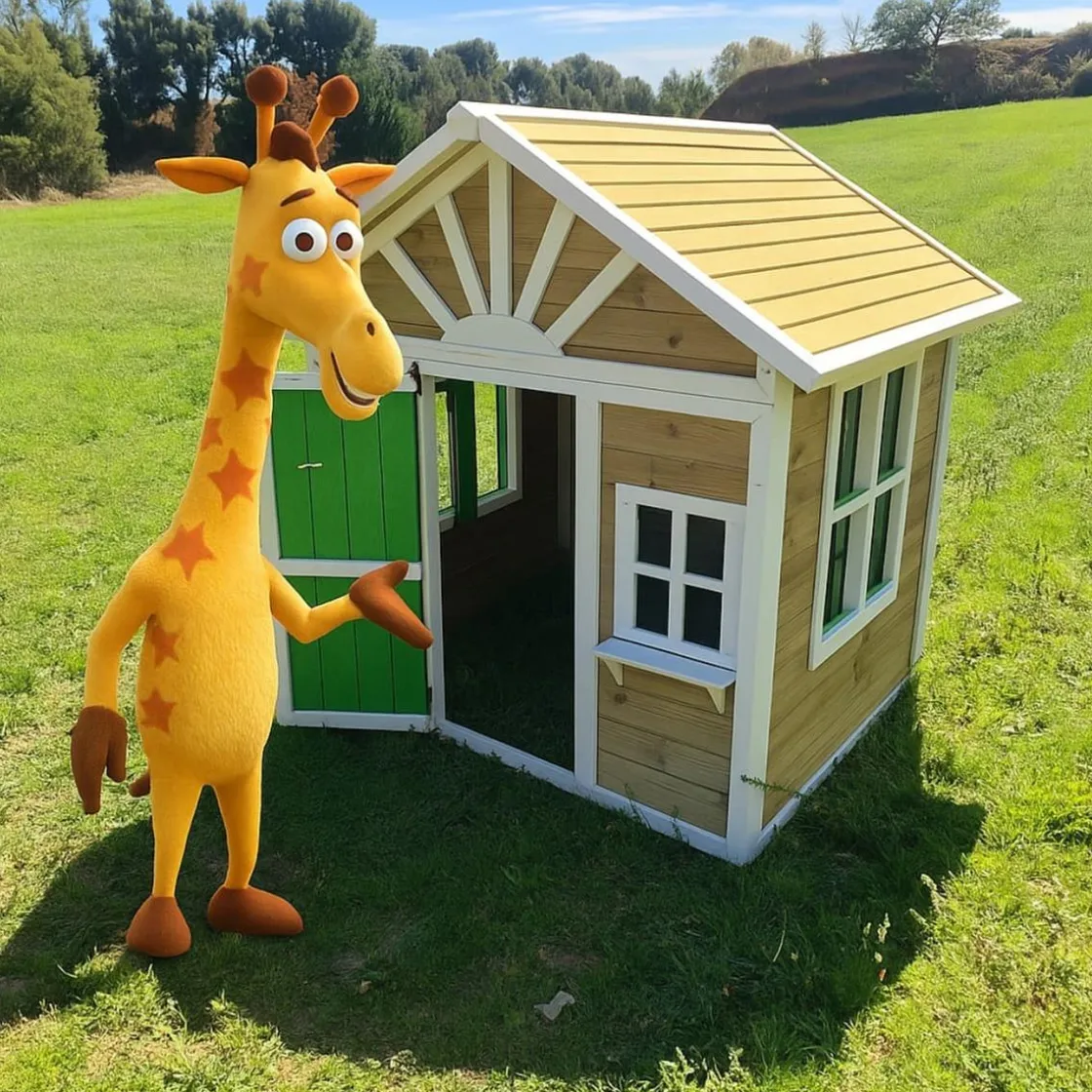 MASGAMES Casita infantil Visby de madera Verde* Casas