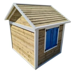 MASGAMES Casita infantil Visby de madera Azul