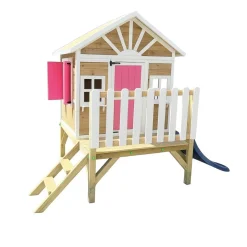 MASGAMES Casita Visby elevada 60 cm Rosa* Casas