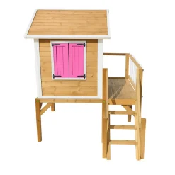 MASGAMES Casita Visby elevada 90 cm Rosa* Casas