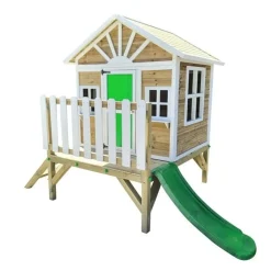 MASGAMES Casita Visby elevada 60 cm Verde* Casas