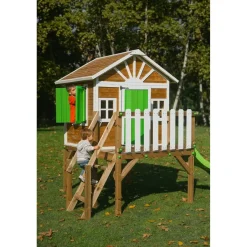 MASGAMES Casita Visby elevada 90 cm Verde* Casas