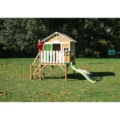 MASGAMES Casita Visby elevada 90 cm Verde* Casas