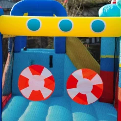 OUTSUNNY Castillo Hinchable con tobogán 265 cm* Castillos Hinchables