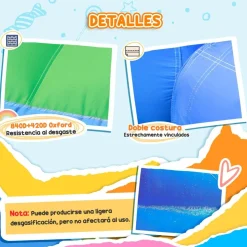 AIYAPLAY Castillo inflable 5 en 1 con tobogán y piscinas* Castillos Hinchables