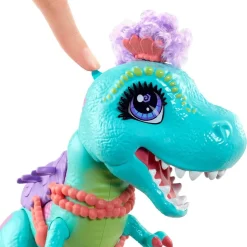 MATTEL Cave Club - Muñeca Rockelle y Tyrasaurus