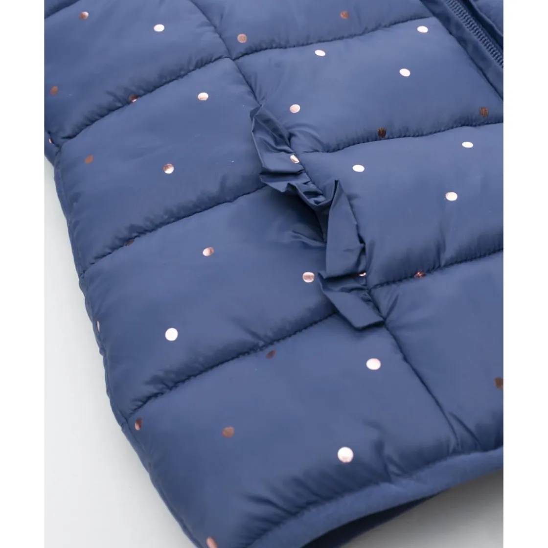 Prenatal Cazadora niña azul marino con corazones allover* Niña 2-10 Años·Abrigos Y Plumíferos|Niña·Niña 2-10 Años