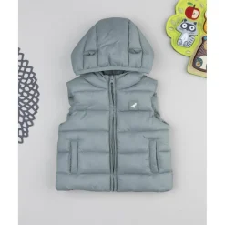 Prenatal Chaleco niño verde con material reciclado