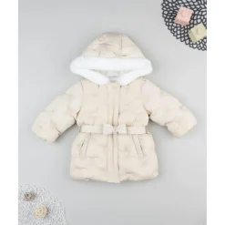 Prenatal Chaqueta beige con pelo sintético para niña* Niña·Bebé Niña 3-36 Meses|Bebé Niña 3-36 Meses·Abrigos Y Plumíferos