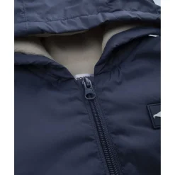 Prenatal Chaqueta cortavientos azul con forro polar