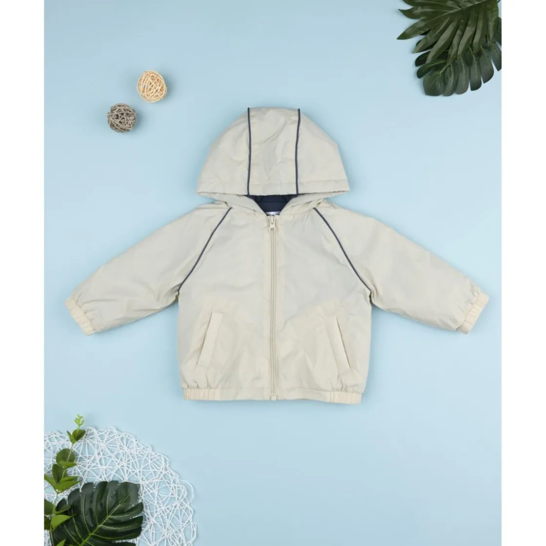 Prenatal Chaqueta infantil beige en material reciclado* Niño·Bebé Niño 3-36 Meses|Bebé Niño 3-36 Meses·Jerséis Y Cardigans