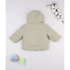 Prenatal Chaqueta reversible beige con capucha para niño* Niño·Bebé Niño 3-36 Meses|Bebé Niño 3-36 Meses·Jerséis Y Cardigans