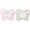 CHICCO - Pack 2 chupetes Physio Dual Soft rosa y beige (2-6m)* Biberones Y Chupetes·Chupetes