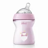 CHICCO - Biberón Natural Feeling 250ml Rosa 2m+* Biberones Y Chupetes·Biberones