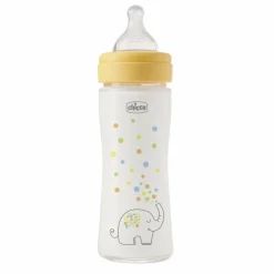 CHICCO - Biberón Perfect Easy 240ml - Amarillo* Biberones Y Chupetes·Biberones