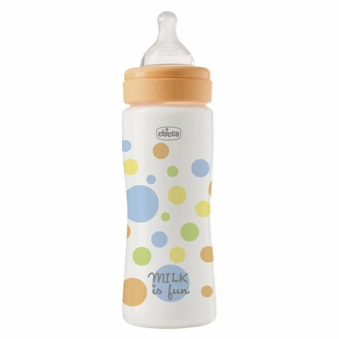CHICCO - Biberón Perfect Easy 330ml - Naranja
