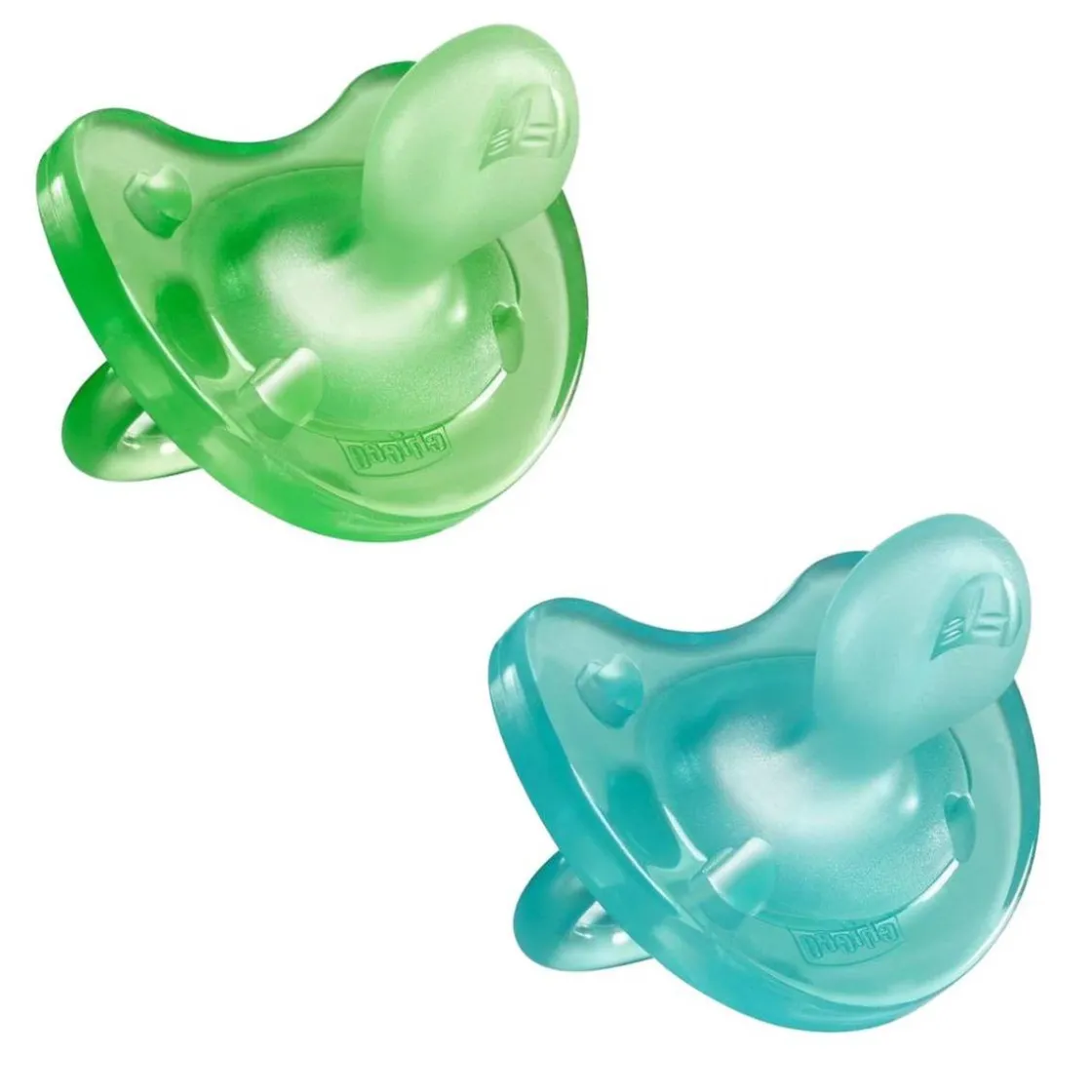 CHICCO - Chupete PhysioForma Soft Silicona azul/verde