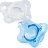 CHICCO - Chupete PhysioForma Mini Soft azul transparente