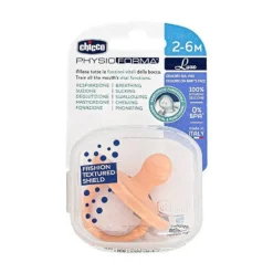 CHICCO - Chupete PhysioForma Luxe 2-6M - Naranja* Biberones Y Chupetes·Chupetes