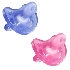 CHICCO - Chupete PhysioForma Soft Silicona rosa/morado* Biberones Y Chupetes·Chupetes