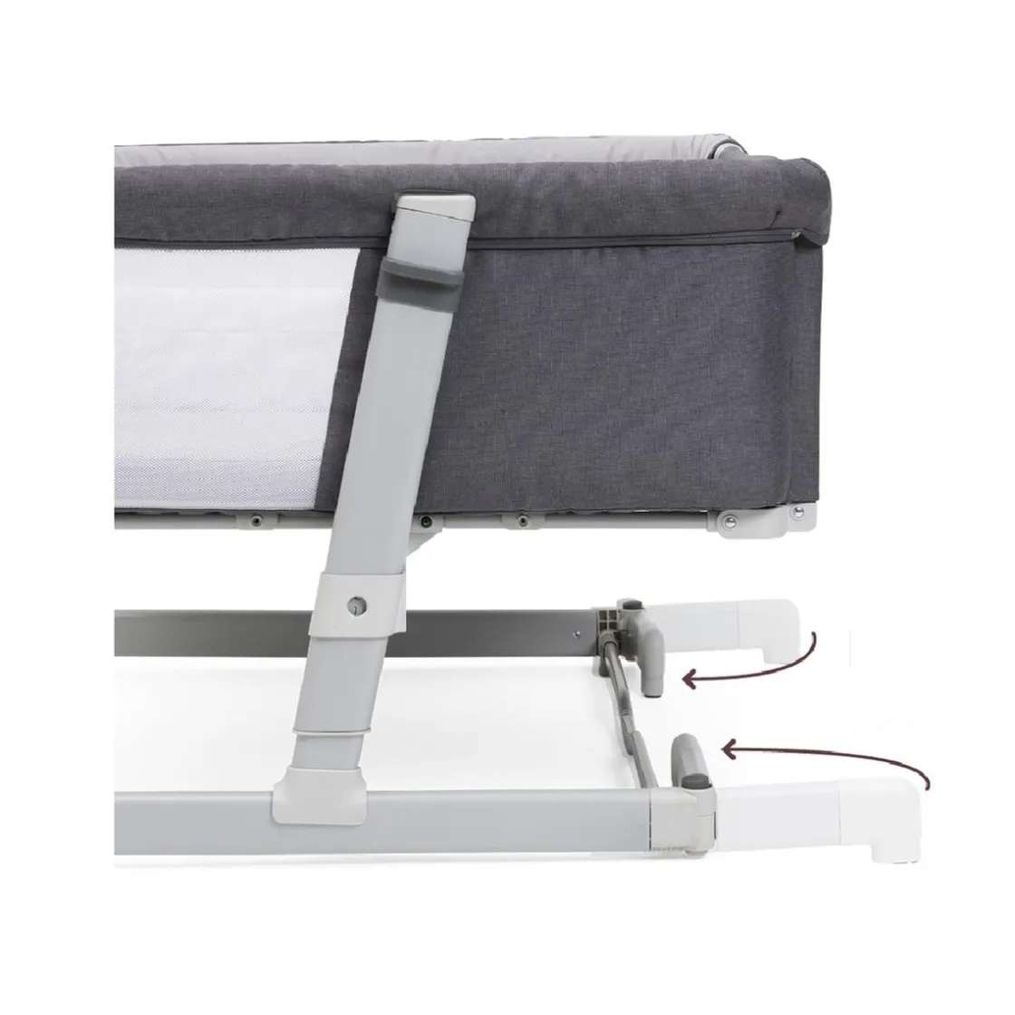 CHICCO - Cuna de colecho gemelar Next2Me Twins gris* Descanso·Minicunas Y Reductores