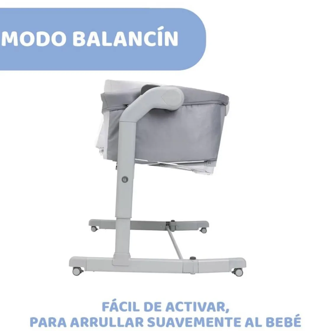 CHICCO - Minicuna Next2Me Magic Evo Grey Mist* Descanso·Minicunas Y Reductores